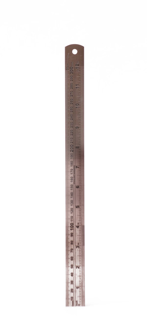 557112, Stainless Steel Rulers, 12"