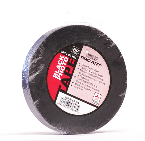 572220, Black Photo Tape, 3/4" x 60yd.