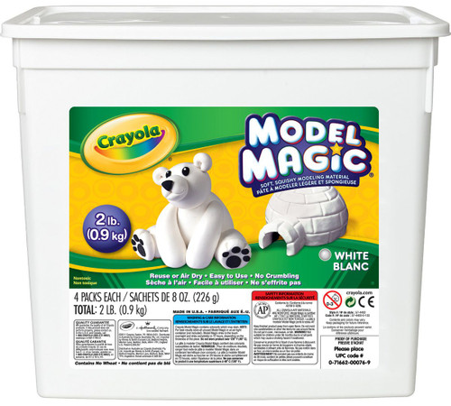 633902, Crayola Model Magic, White, 2lb.