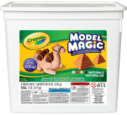 633894, Crayola Model Magic, Assorted Naturals, 2lb.