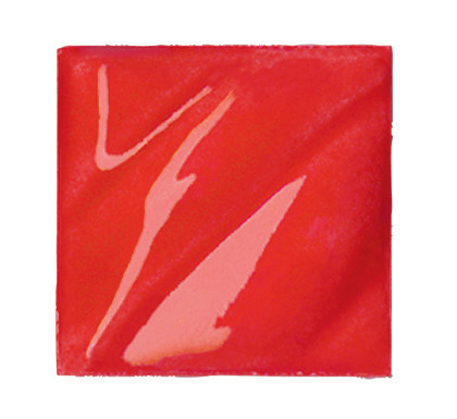 611252, Amaco Gloss Glaze , Lead Free, Cone 06-05, Pint, LG-59, Hot Red