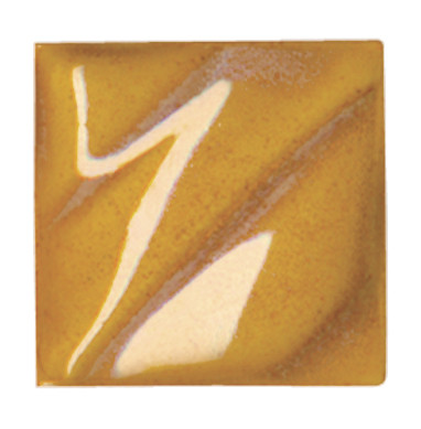 611232, Amaco Gloss Glaze , Lead Free, Cone 06-05, Pint, LG-60, Dark Yellow