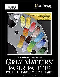 419207, Grey Matters Paper Palette, 16"x20" 50 sheets