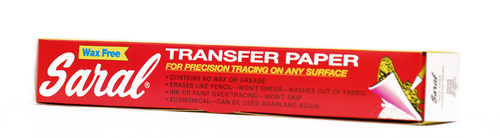 342302, Saral Transfer Paper, White, 12.5"x12' Roll