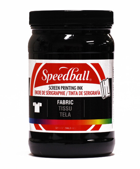 629100, Speedball  Waterbased Textile Screen Printing Ink, Black, 32oz.