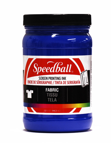 629102, Speedball  Waterbased Textile Screen Printing Ink, Blue, 32oz.
