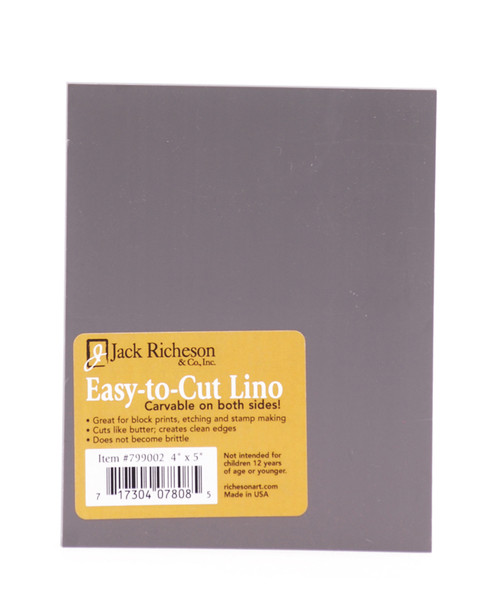 624005, Richeson "Easy to Cut" Linoleum,Unmounted Blocks, 4"x5"