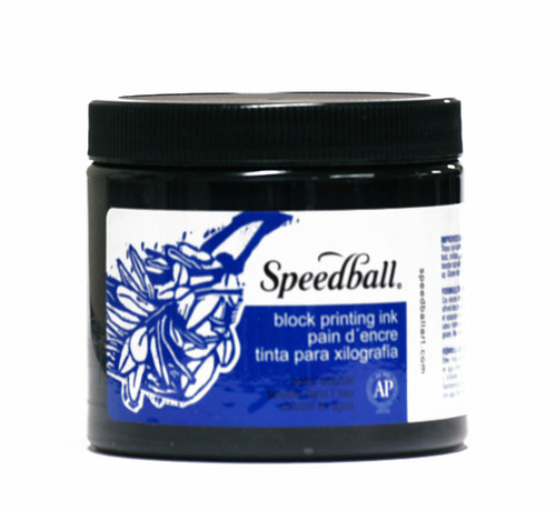 623700, Speeball Water Soluble Printing Ink, Black, 1lb. Can