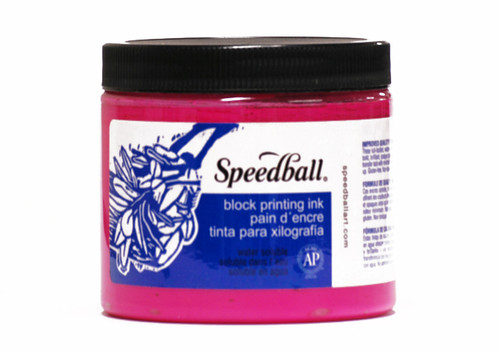 623710, Speeball Water Soluble Printing Ink, Magenta, 1lb. Can