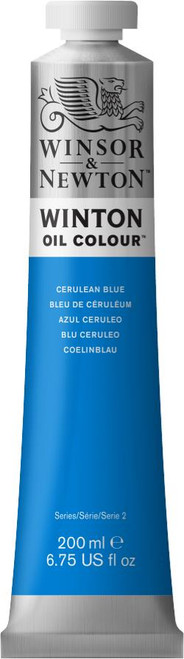 372680, Winton Oil Colour, Cerulean Blue Hue, 200ml.