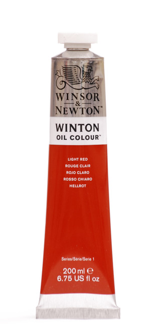 372692, Winton Oil Colour, Light Red, 200ml.