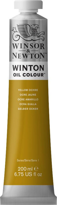372712, Winton Oil Colour, Yellow Ochre, 200ml.
