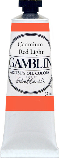 376159, Gamblin Artists Oil, Cadmium Red Light, 37ml