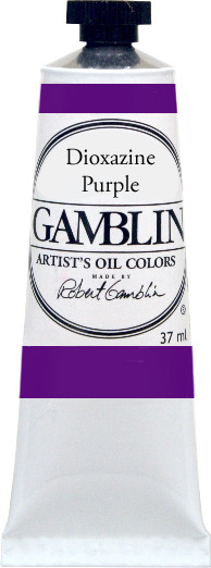 376172, Gamblin Artists Oil, Dioxazine Purple, 37ml