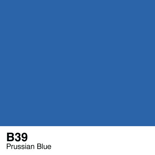433598, B39  Prussian Blue  Copic Sketch