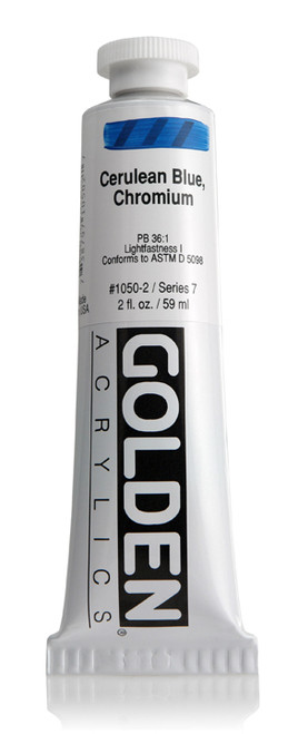 378006, 1050-2 HB Cerulean Blue Chromium, 2 oz tube