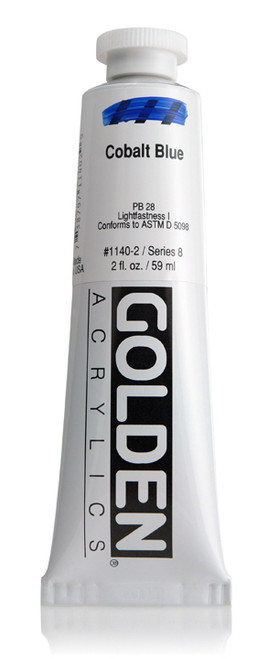378017, 1140-2 HB Cobalt Blue, 2 oz tube
