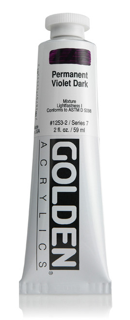 378037, 1253-2 HB Permanent Violet Dark, 2 oz tube