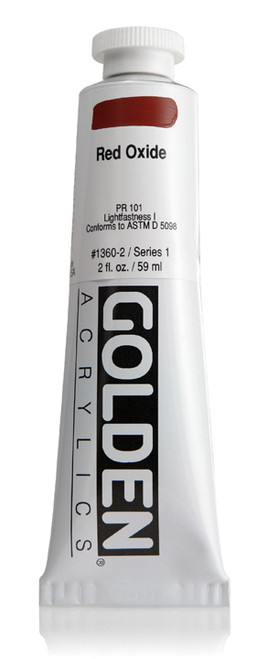 378054, 1360-2 HB Red Oxide, 2 oz tube