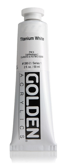 378057, 1380-2 HB Titanium White, 2 oz tube