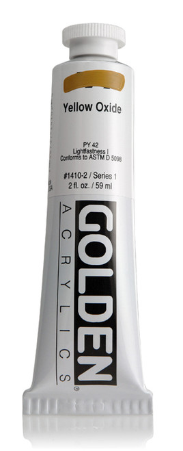 378067, 1410-2 HB Yellow Oxide, 2 oz tube