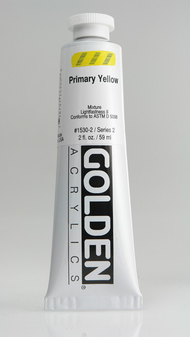 378078, 1530-2 HB Primary Yellow, 2 oz tube