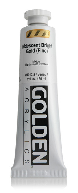 378108, 4012-2 Iridescent Bright Gold (fine), 2 oz tube
