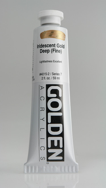 378109, 4015-2 Iridescent Gold Deep (fine), 2 oz tube