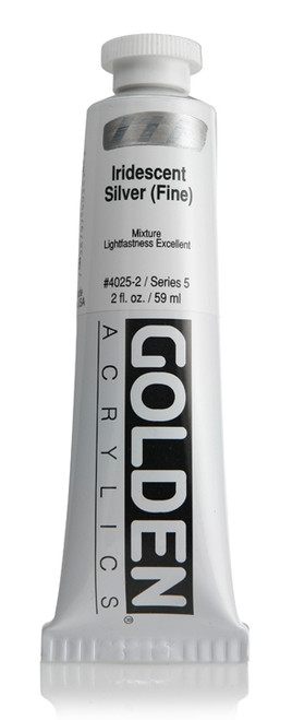 378111, 4025-2 Iridescent Silver (fine), 2 oz tube