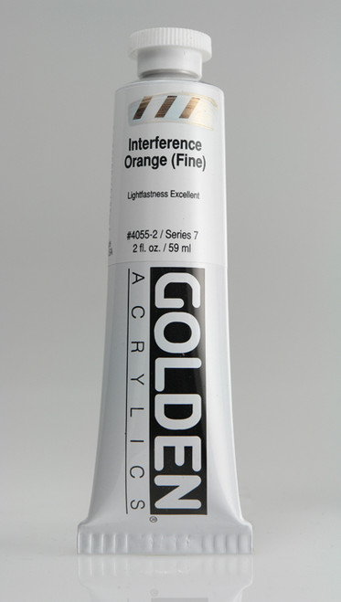 378127, 4055-2 Interference Orange (fine), 2 oz tube