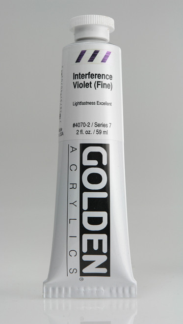 378129, 4070-2 Interference Violet (fine), 2 oz tube