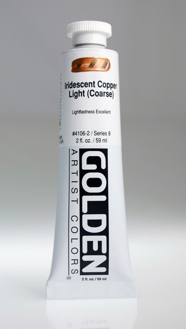 378121, 4106-2 Iridescent Copper Lt. (coarse), 2 oz tube