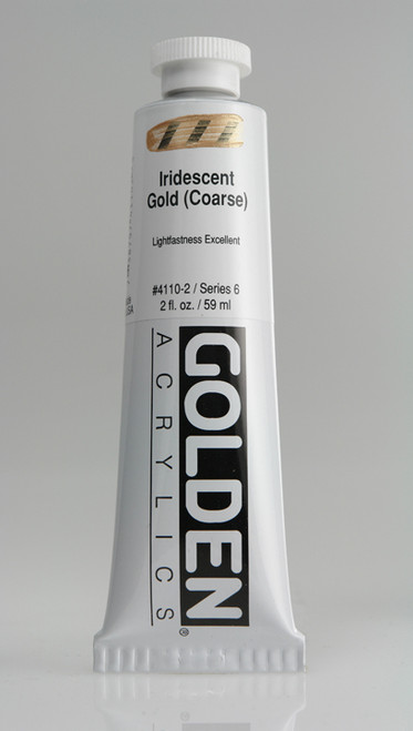 378122, 4110-2 Iridescent Gold (coarse), 2 oz tube