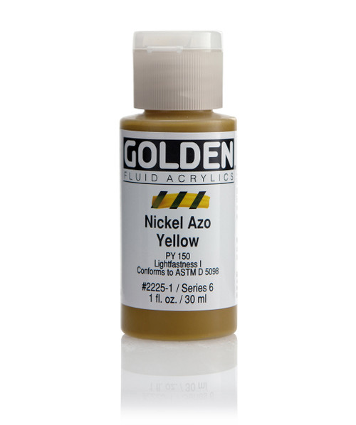 378820, 2225-1 Fl. Nickel Azo Yellow, 1 oz cylinder