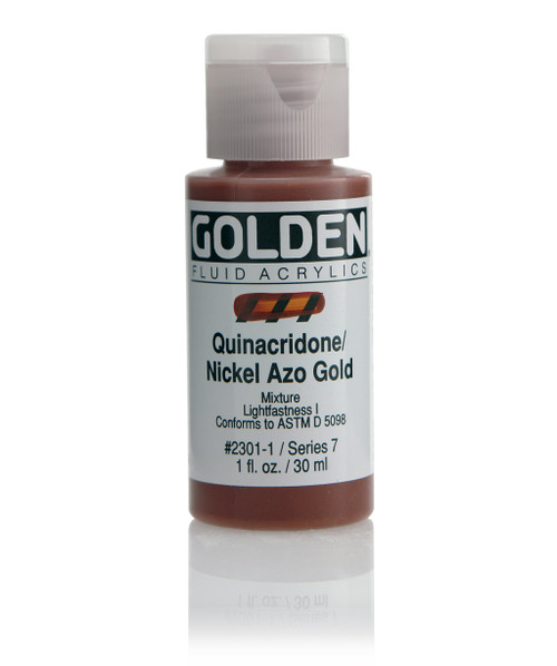 378833, 2301-1 Fl. Quin/Nickel Azo Gold, 1 oz cylinder