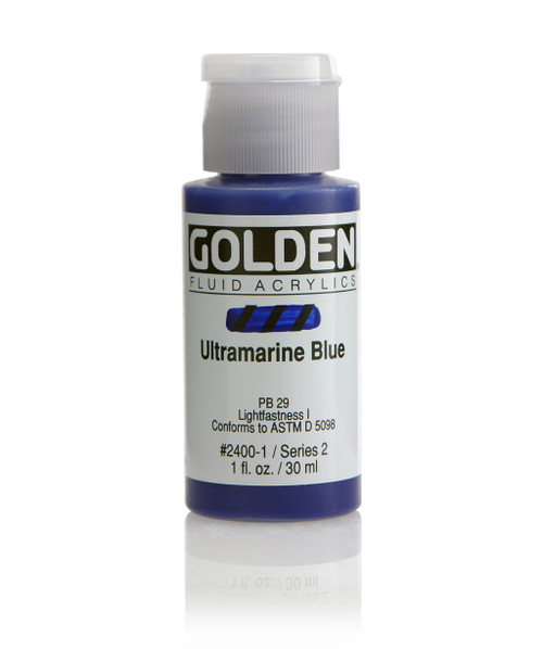 378846, 2400-1 Fl. Ultramarine Blue, 1 oz cylinder