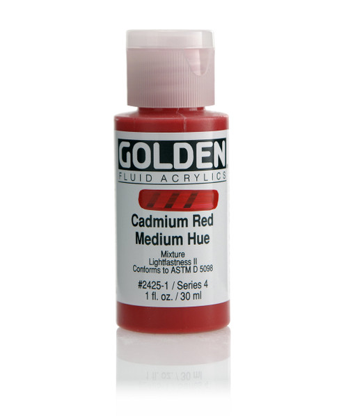 378856, 2425-1 Fl. Cadmium Red Medium Hue, 1 oz cylinder