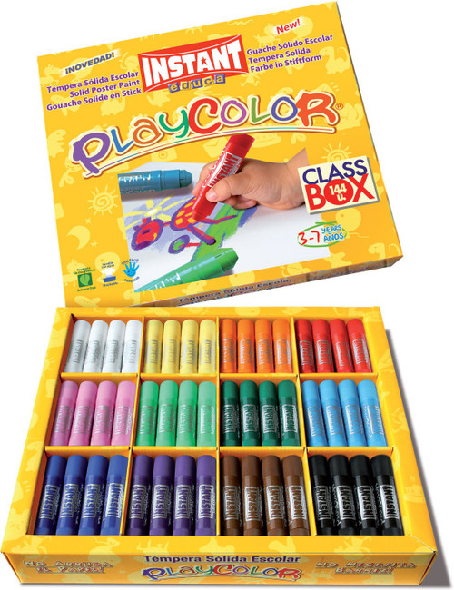 374427, PlayColor Kids Set Tempera, Classpack 144 ct.