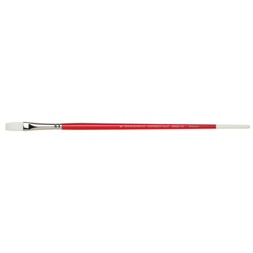 402279, University Brushes Series 236 Long Handled Flat, 5417 006 Size 6