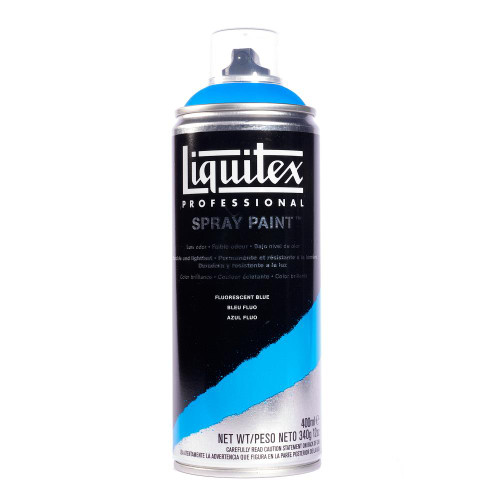 371550, Liquitex Professional Spray Paint,  400 ml,  Fluorescent Blue