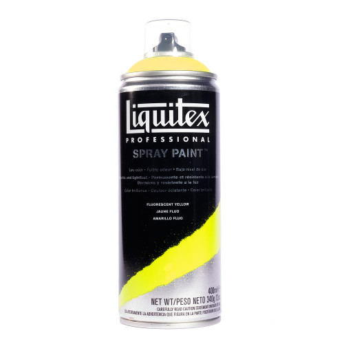 371554, Liquitex Professional Spray Paint,  400 ml,  Fluorescent Yellow