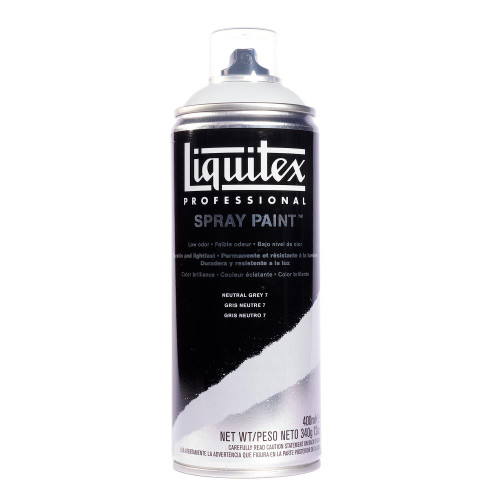 371564, Liquitex Professional Spray Paint,  400 ml,  Neutral Grey 7