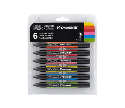 438551, WN PROMARKER 6 SET VIBRANT TONES