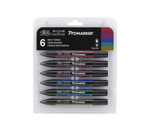 438552, WN PROMARKER 6 SET RICH TONES