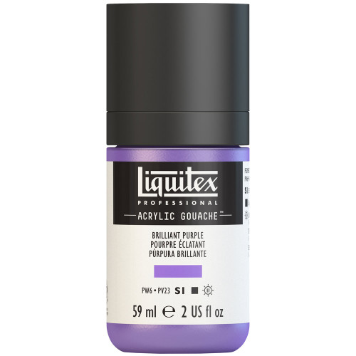 382736, Liquitex Acrylic Gouache, Brilliant Purple, 2oz.