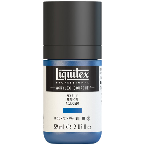 382777, Liquitex Acrylic Gouache, Sky Blue, 2oz.