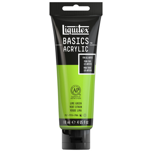 377183, Liquitex Basics, Lime Green, 4oz.