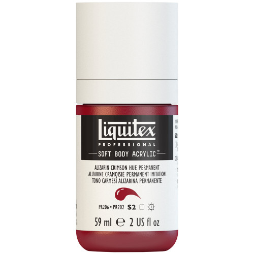 382400, Liquitex Soft Body, Alizarin Crimson, 2oz