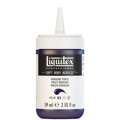 382424, Liquitex Soft Body, Dioxazine Purple, 2oz