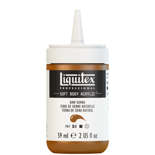 382478, Liquitex Soft Body, Raw Sienna, 2oz